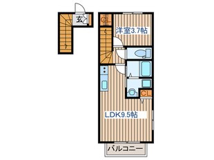 Room天皇寺の物件間取画像